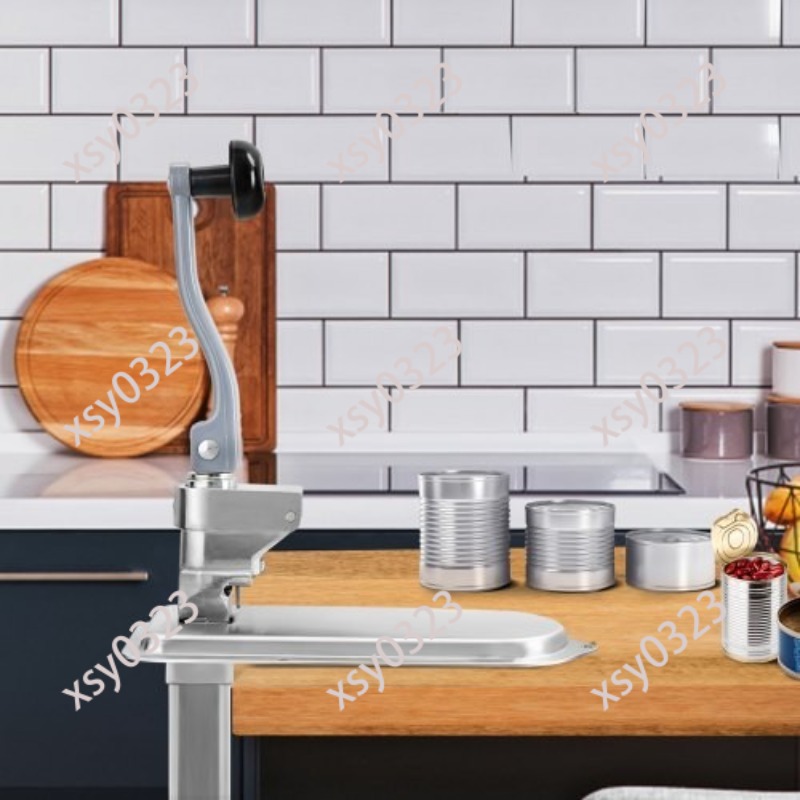 Commercial Kitchen Bench - Ręczny otwieracz do puszek obrotowy, stołowy,