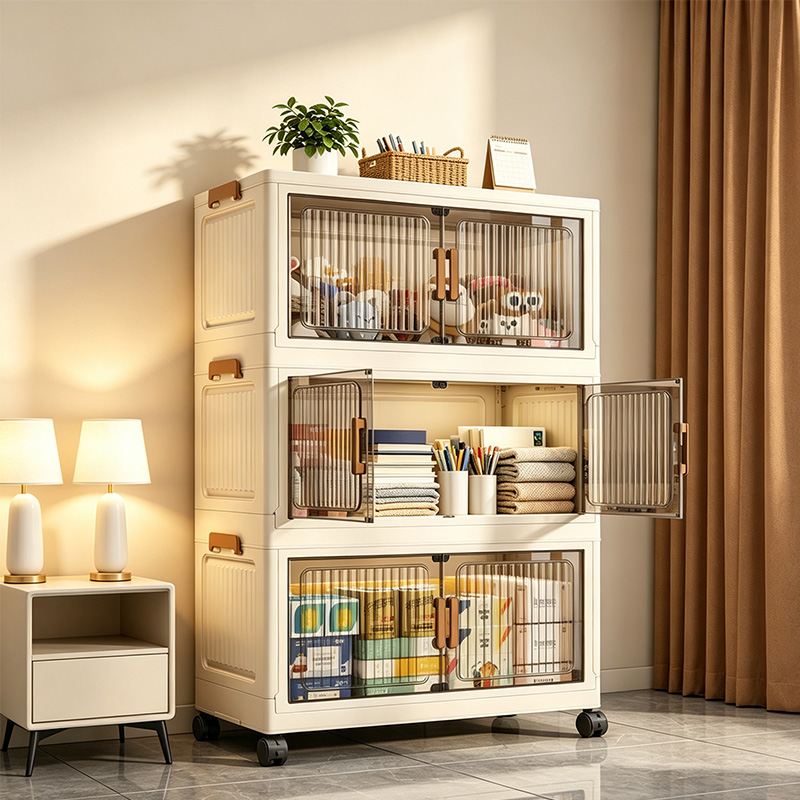 Commercial Kitchen Rack - Szafka do przechowywania składana z kółkami,