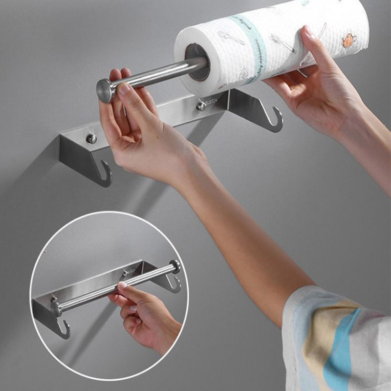 Commercial Kitchen Towels - Uchwyt na ręczniki papierowe ze stali