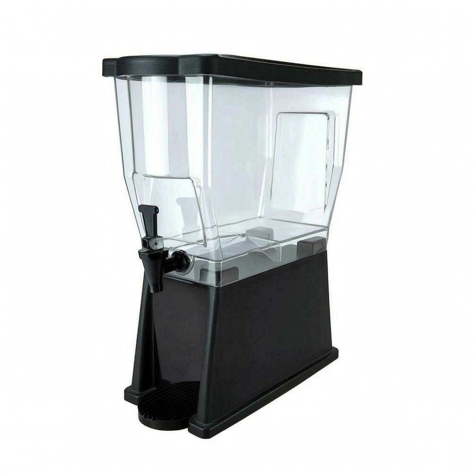 Cold Drink Dispenser - Prostokątny dozownik napojów z kranem, pojemnik