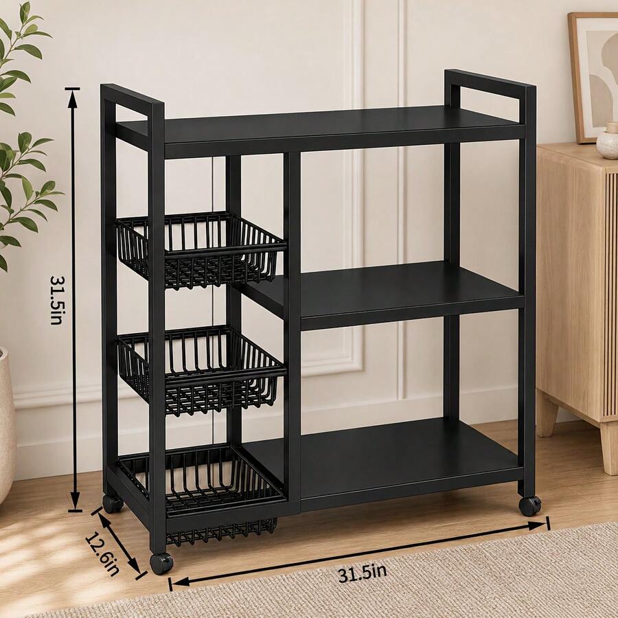 Commercial Kitchen Rack - 1 szt. mobilny regał do przechowywania,