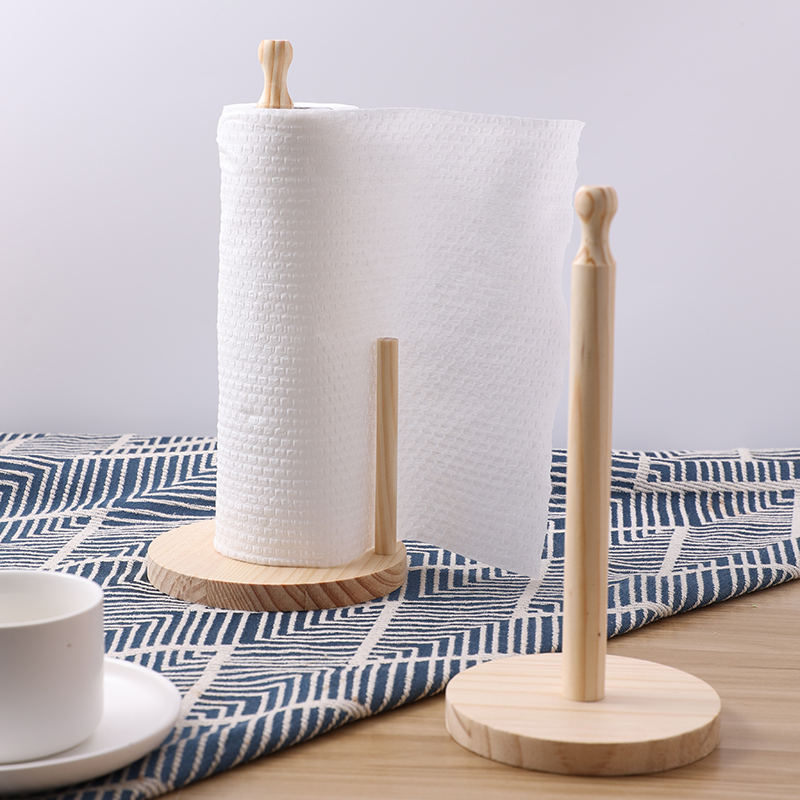 Commercial Kitchen Towels - 1 szt. Drewniany stojak na ręczniki