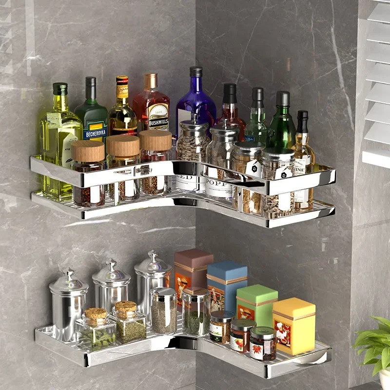 Commercial Kitchen Wall Shelves - Półka trójkątna ze stali nierdzewnej, montowana