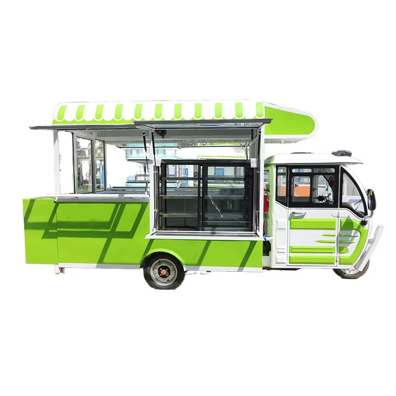 Commercial Kitchen Layout - Profesjonalny, zasilany paliwem, trójkołowy food truck