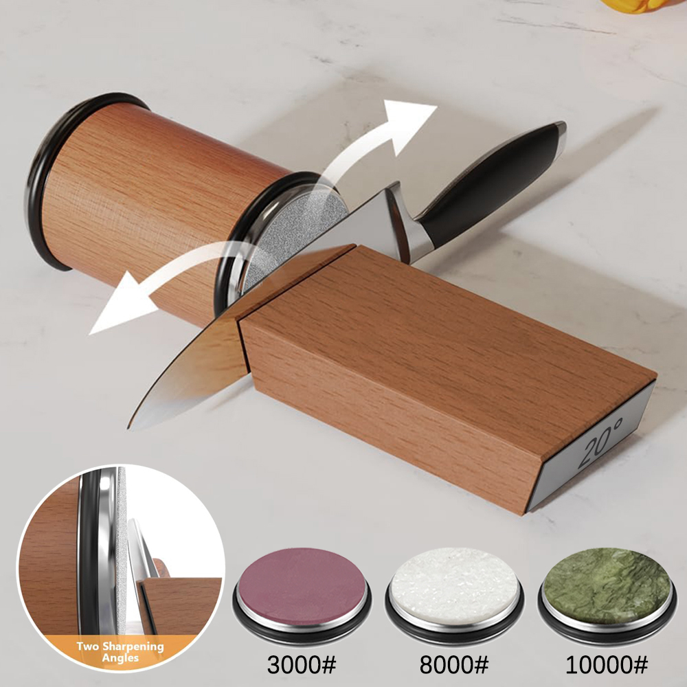 Commercial Kitchen Knife Holder - Ostrzałka do noży z rolką, magnetyczny