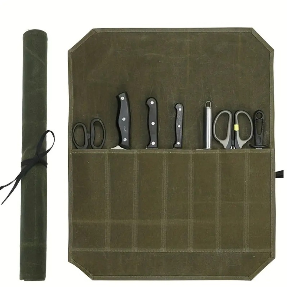 Torba na noże z płótna woskowa – Commercial Kitchen Knife Holder recenzja i cena