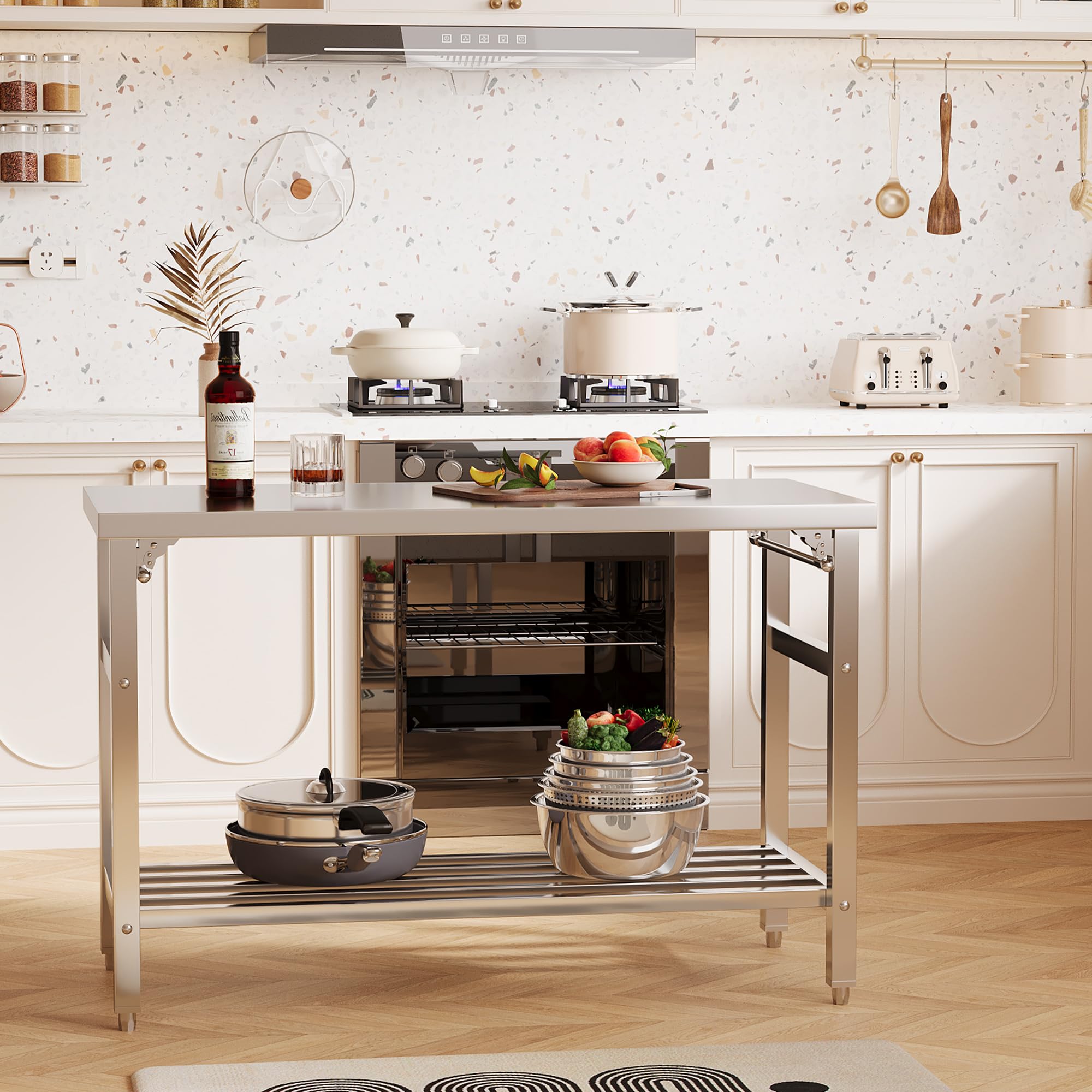 Stół roboczy ze stali nierdzew – Commercial Kitchen Bench recenzja i cena