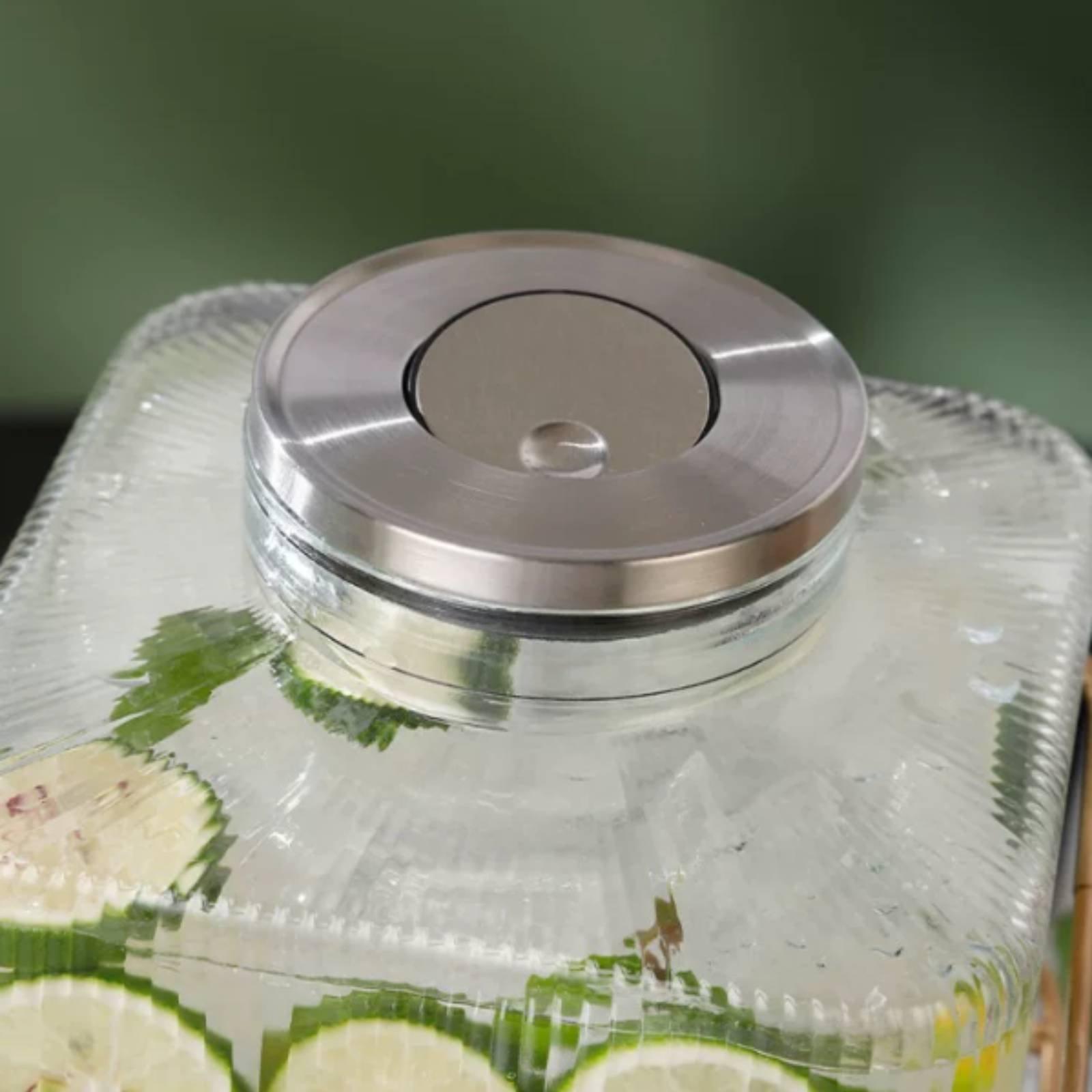 Szklany dozownik do soku z kra – Cold Drink Dispenser recenzja i cena