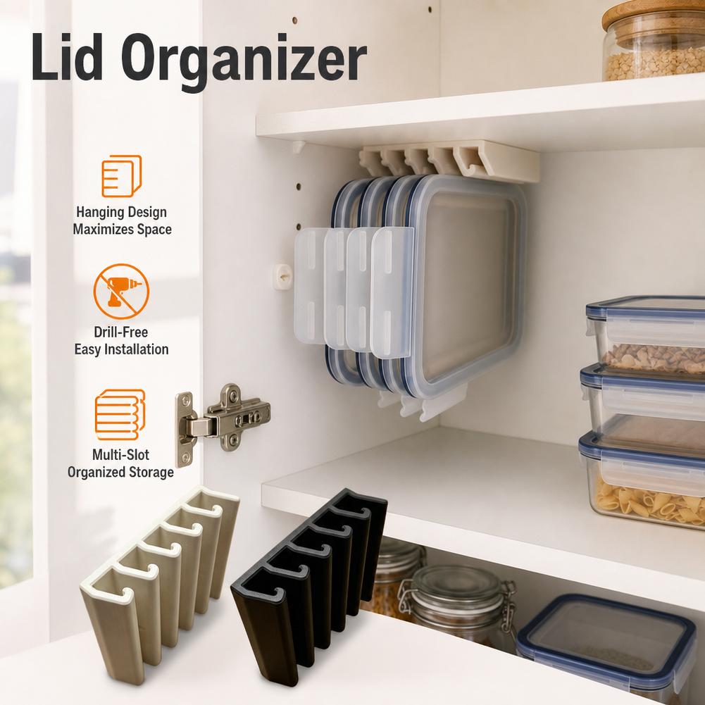 Uchwyt na pokrywki pojemników  – Commercial Kitchen Wall Shelves recenzja i cena
