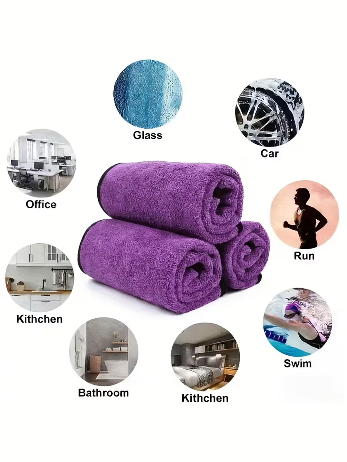 10 sztuk dwustronnych ścierecz – Commercial Kitchen Towels recenzja i cena
