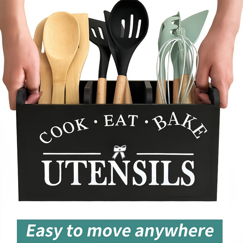 Drewniany pojemnik na przybory – Commercial Kitchen Knife Holder recenzja i cena