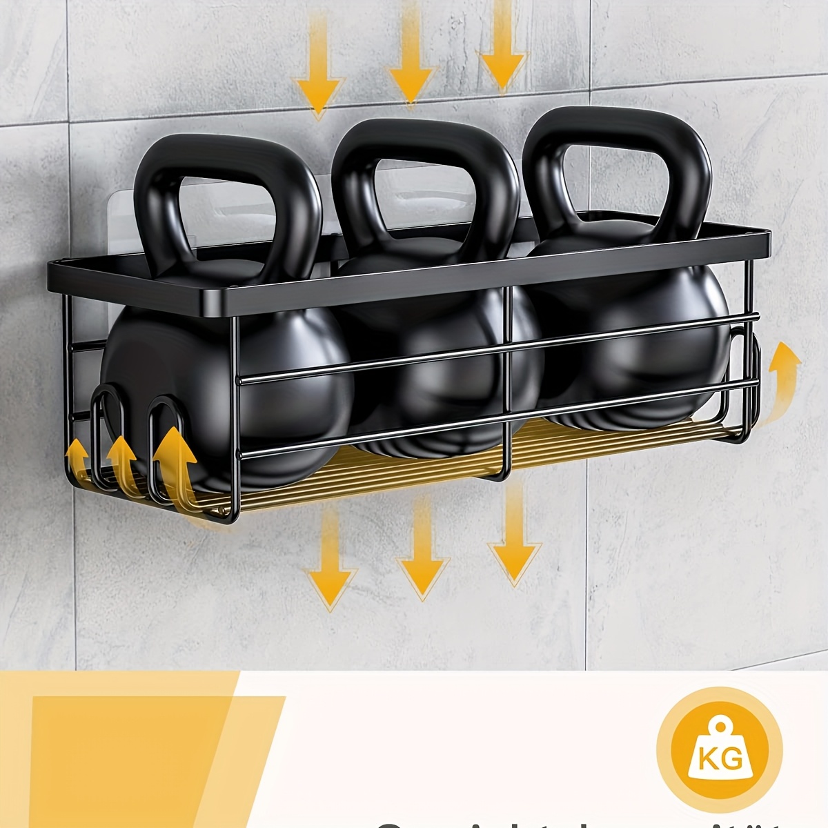 Organizer prysznicowy z uchwyt – Commercial Kitchen Wall Shelves recenzja i cena