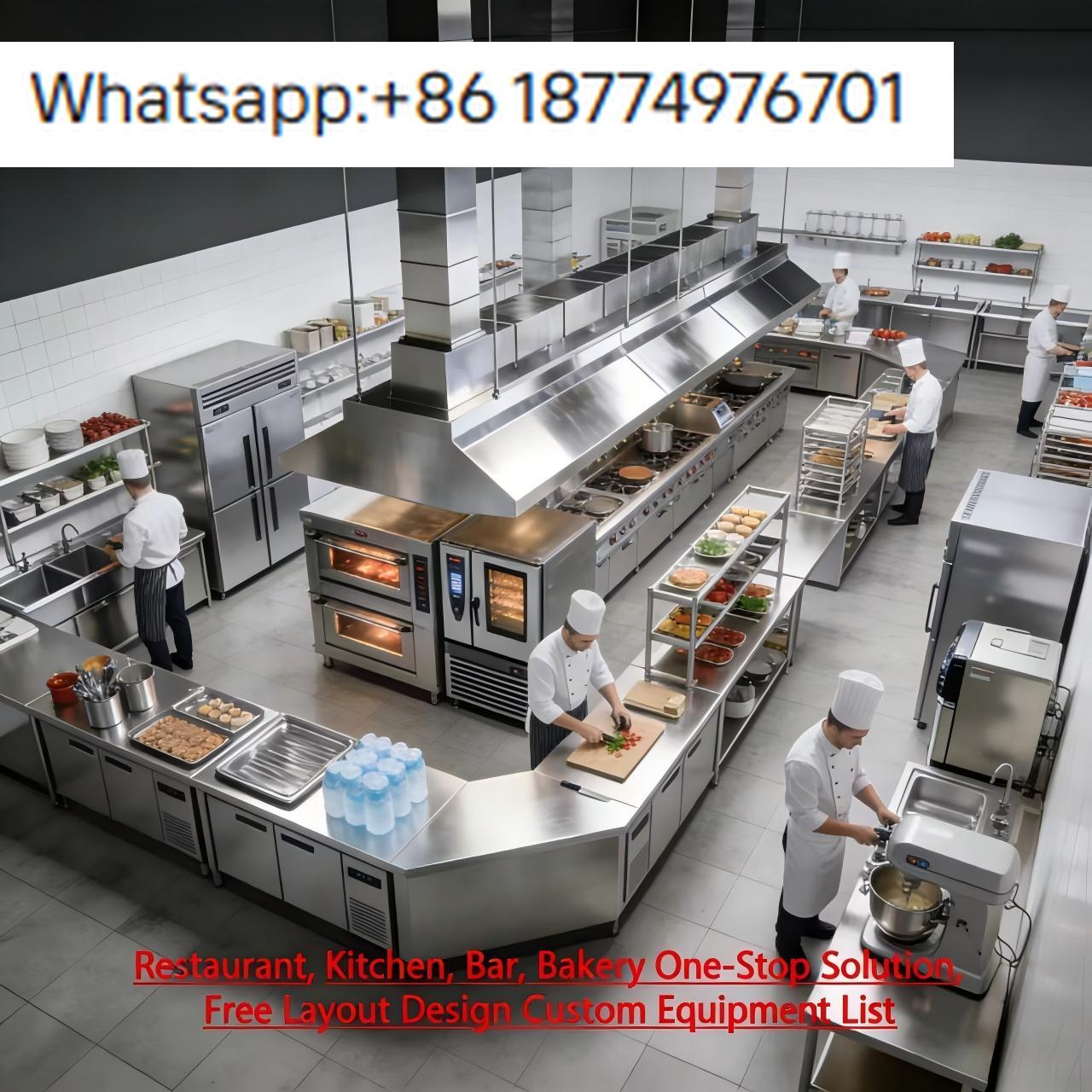 Zestaw wyposażenia do fast foo – Commercial Kitchen Layouts recenzja i cena